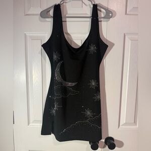 Black Starry Night Dress